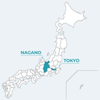 私たちの拠点がある場所です。現在は東京都と長野県に拠点があります。